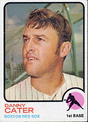 1973 Topps Baseball Cards      317     Danny Cater